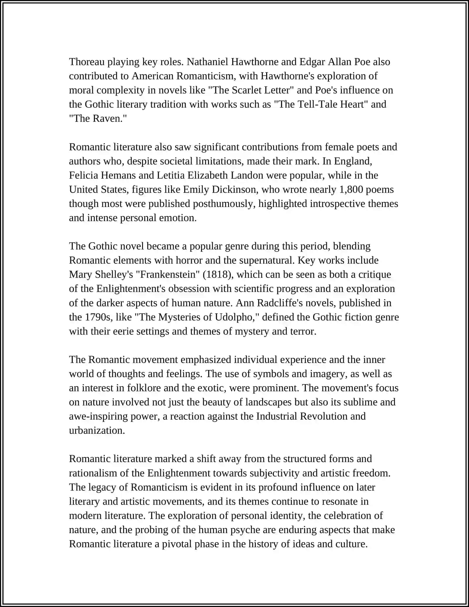 REFERAT: THE ROMANCE 4