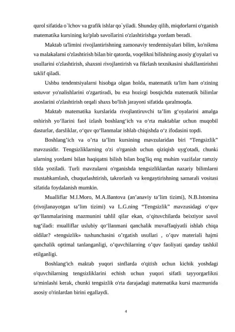 Boshlang’ich sinflarda matematika o’qitishda tenglik, tengsizlik tushunchasini o’rgatish metodikasi.docx 4