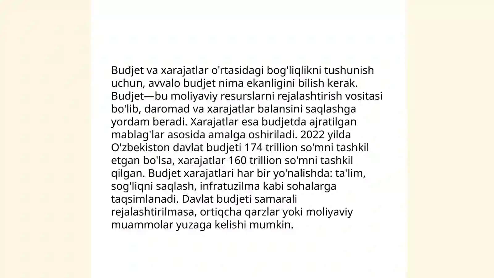 Buyudjet cheklanganligi va buyudjet tenglamasi 4
