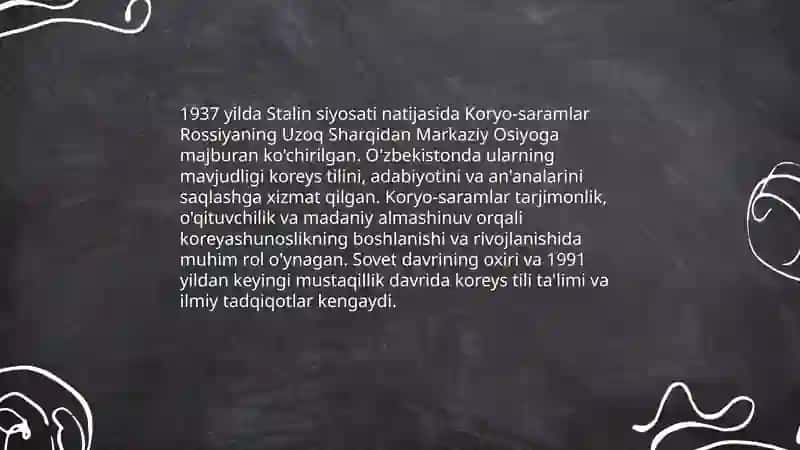 O'zbekistonda koreyashunoslikning paydo bo'lishi va rivojlanishi 4