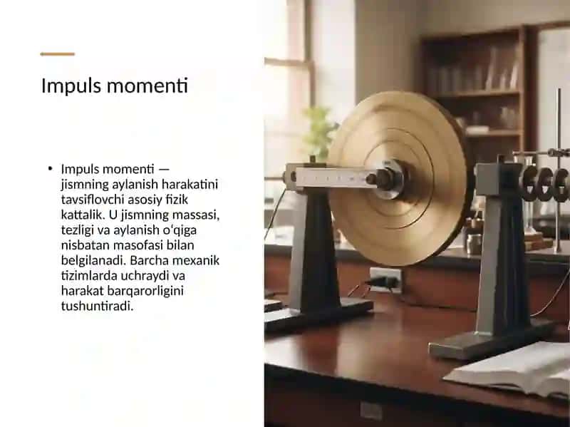 Impuls Momenti Tushunchasi 4