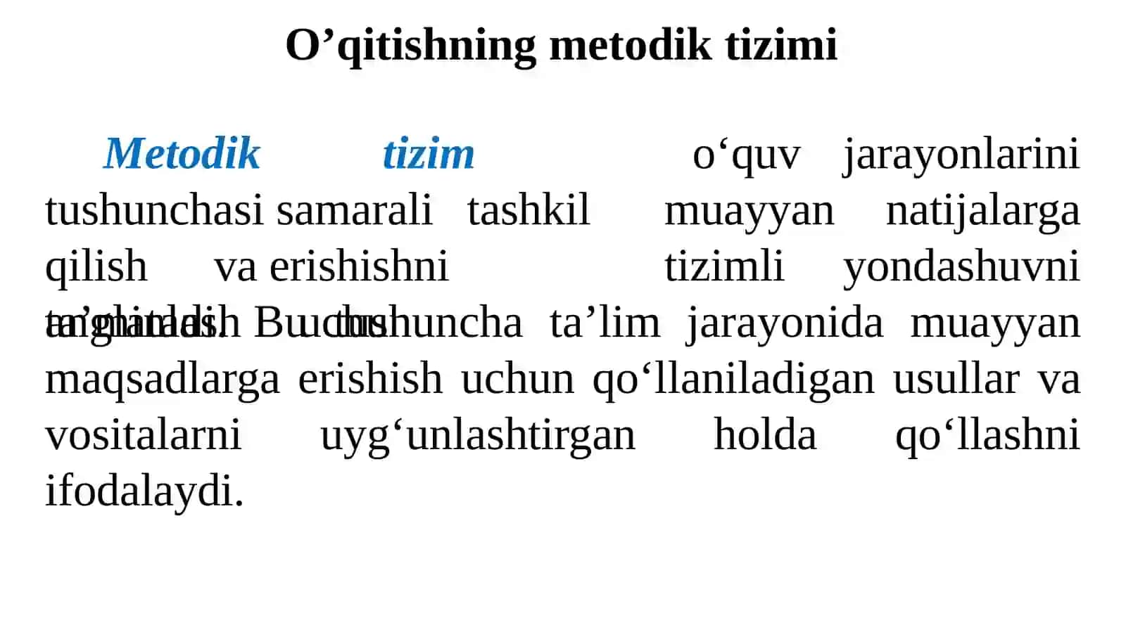 INFORMATIKAVAAXBOROTTEXNOLOGIYALARIFANINIО‘QITISHNINGMETODIK TIZIMI 4