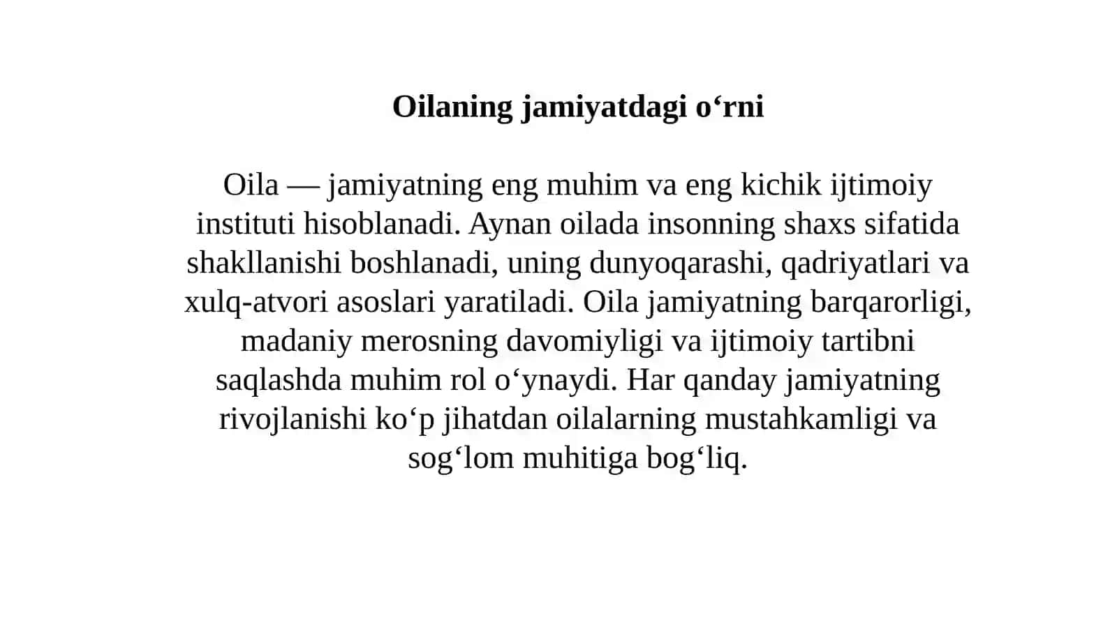 Oila va ta’lim tizimining sotsiologiyadagi roli 4