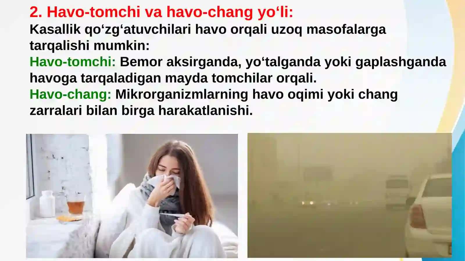 Davolash profilaktika muassasalariga infeksiya olib kiritilishining yoʻllari  DPMga infeksiya olib kiritilishining yoʻllari 4