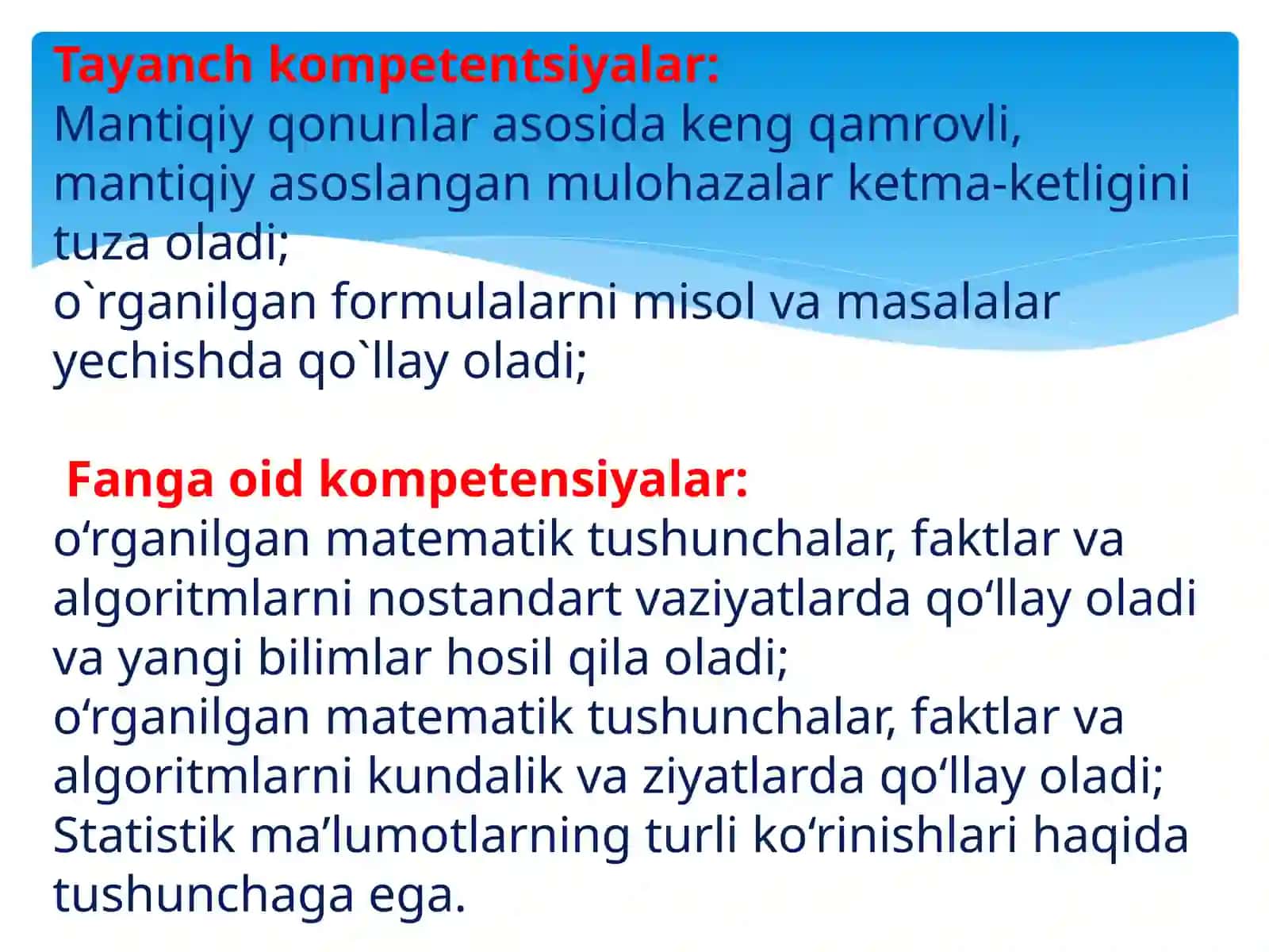 11-sinf Algebra fanidan Aniq Integral. Nyuton Leybnits formulasi dars ishlanma 4