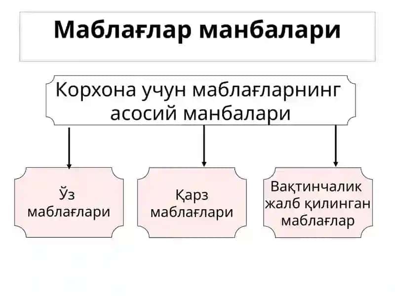 КОРХОНАЛАРДА КАПИТАЛНИ БОШҚАРИШ 4