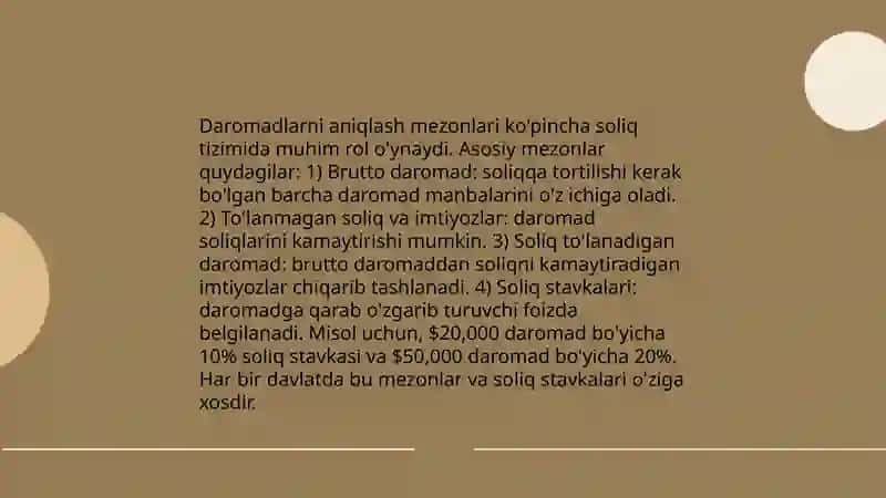 Asosiy faoliyatdan olingan boshqa daromadlarni tekshirish tartibi 4