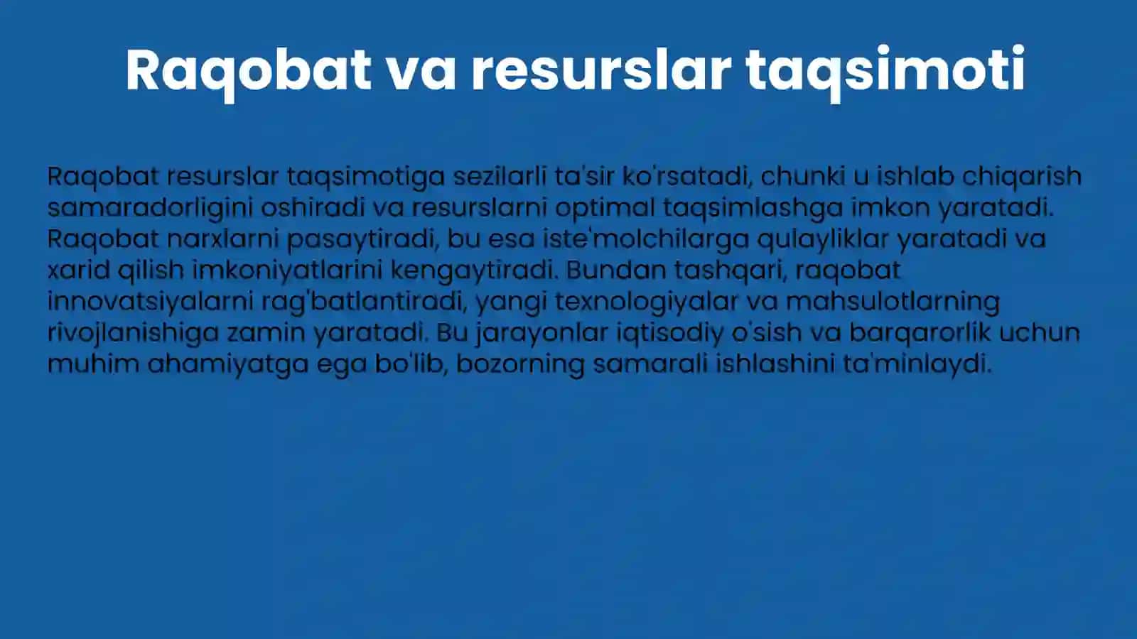Nomukammal Raqobat Bozori Nazariyalari 4