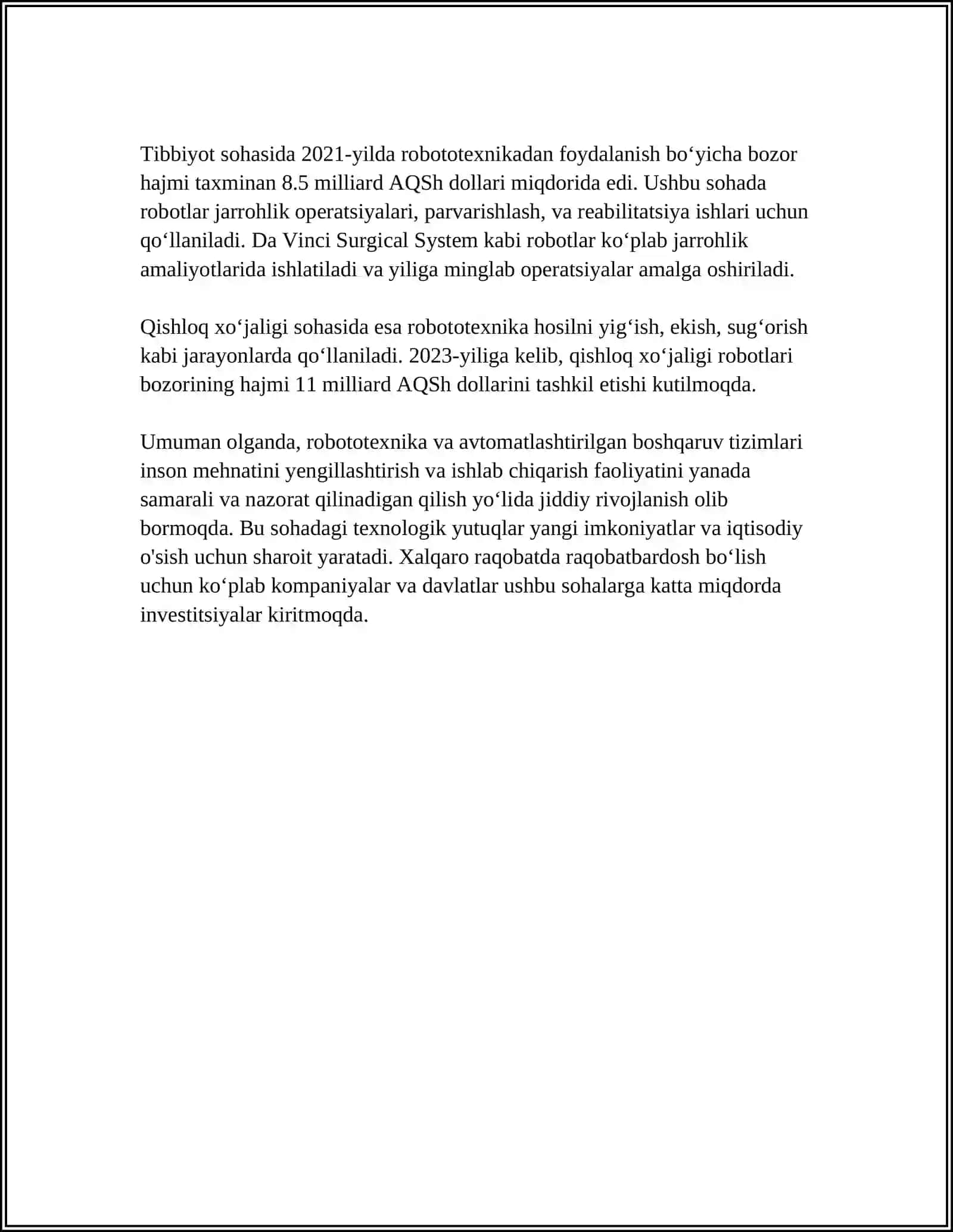 ROBOTOTEXNIK KOMPLEKSLARNING INFORMATSION TIZIMLARI 4