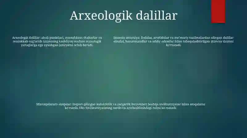 Oks Sivilizatsiyasi Ijtimoiy Xarakteri 4