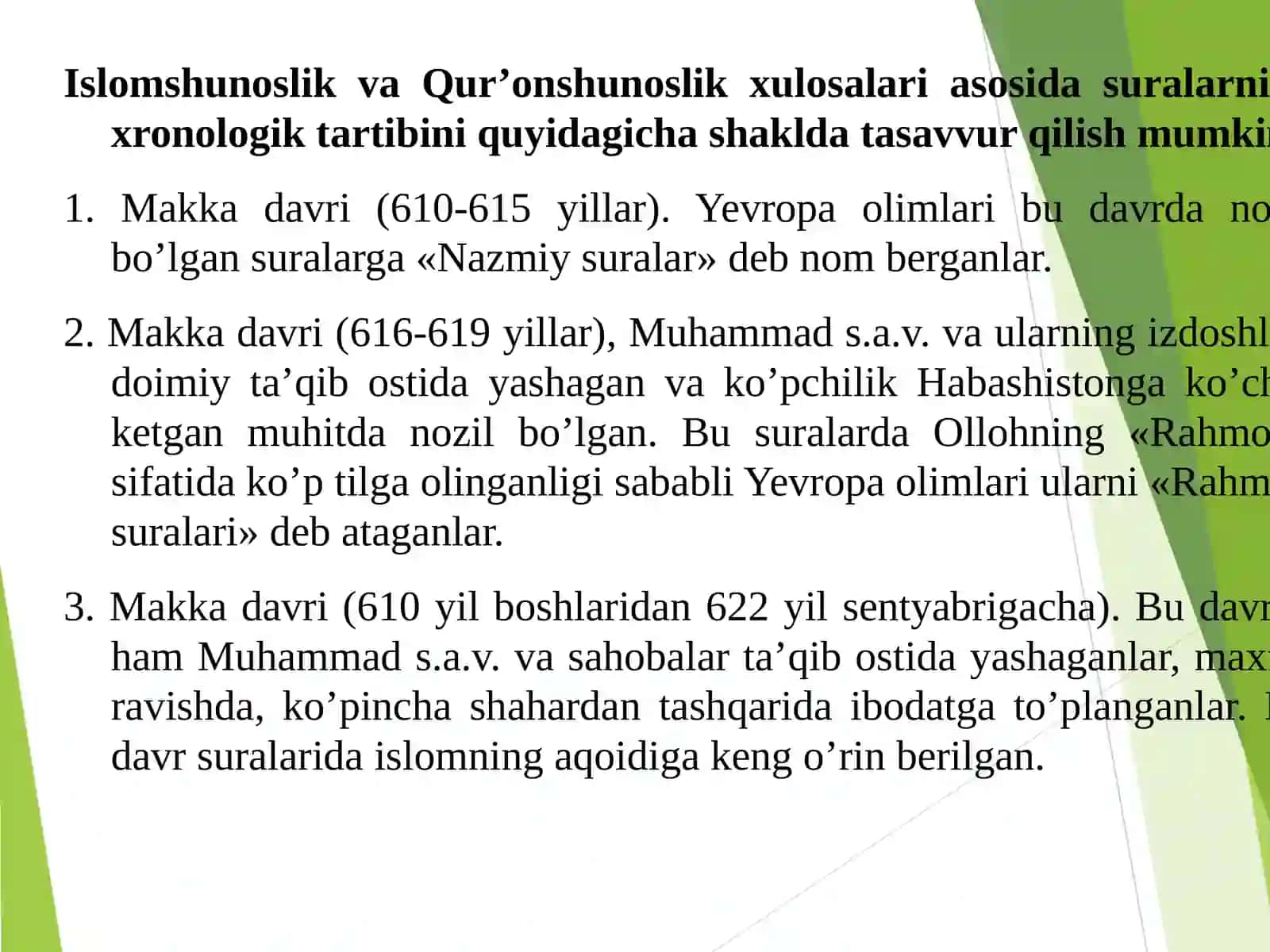 Islom dini manbalari, aqidaviy maktablari va ularning hozirgi davrdagi ahamiyati 4