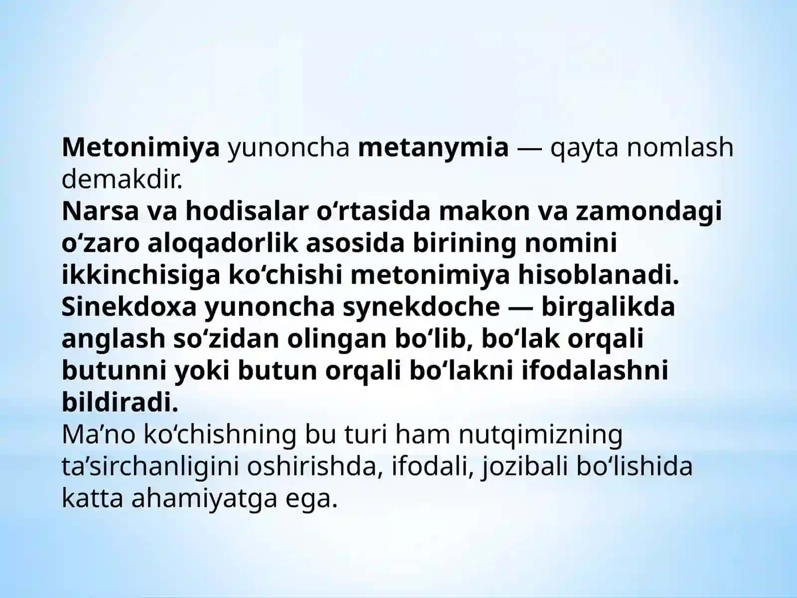 Ma’no ko‘chishining turlari 4