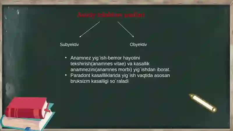 Paradont to`qimasi patalogiyasida qo`llaniluvchi funksional tekshiruv usullari 4