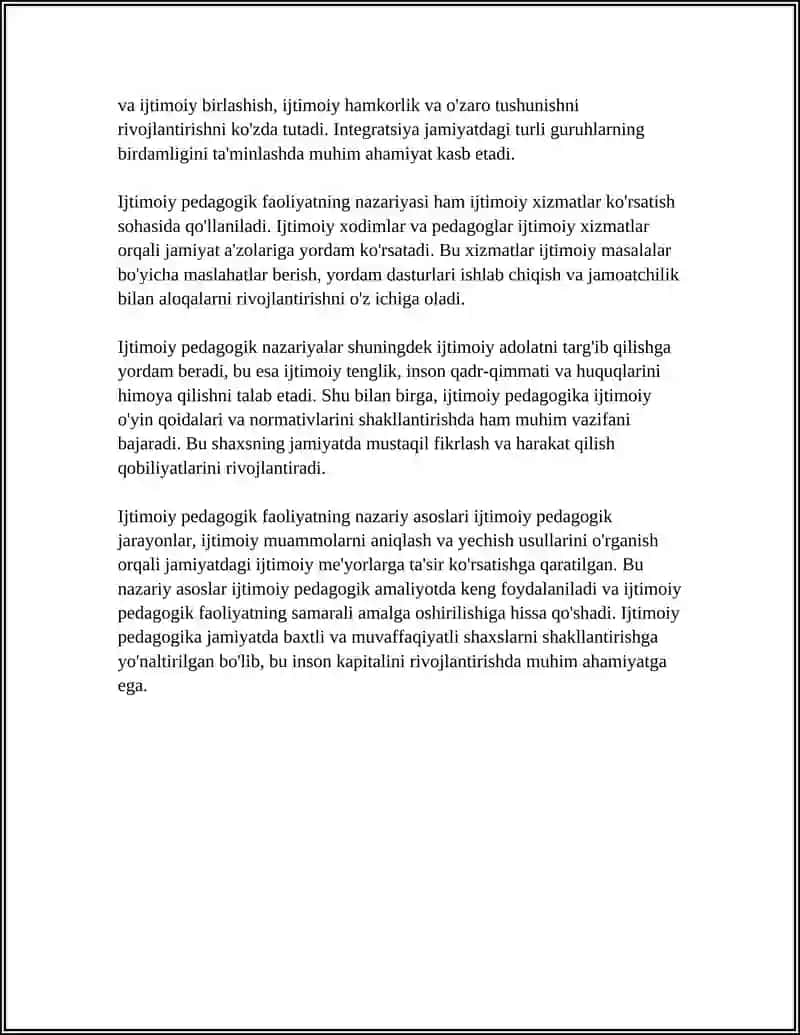 IJTIMOIY PEDAGOGIK FAOLIYAT 4