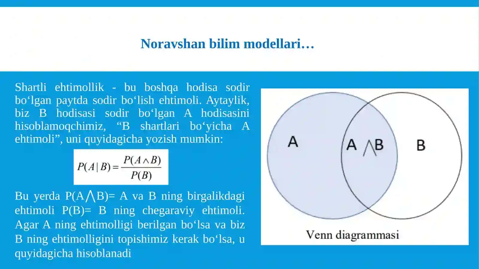 Bayesteoremasi.Eksperttizimlari 4