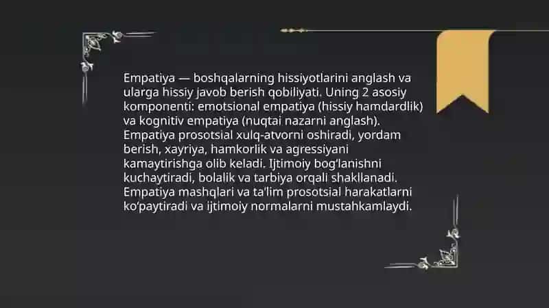 Prosotsial xulq-atvor 4