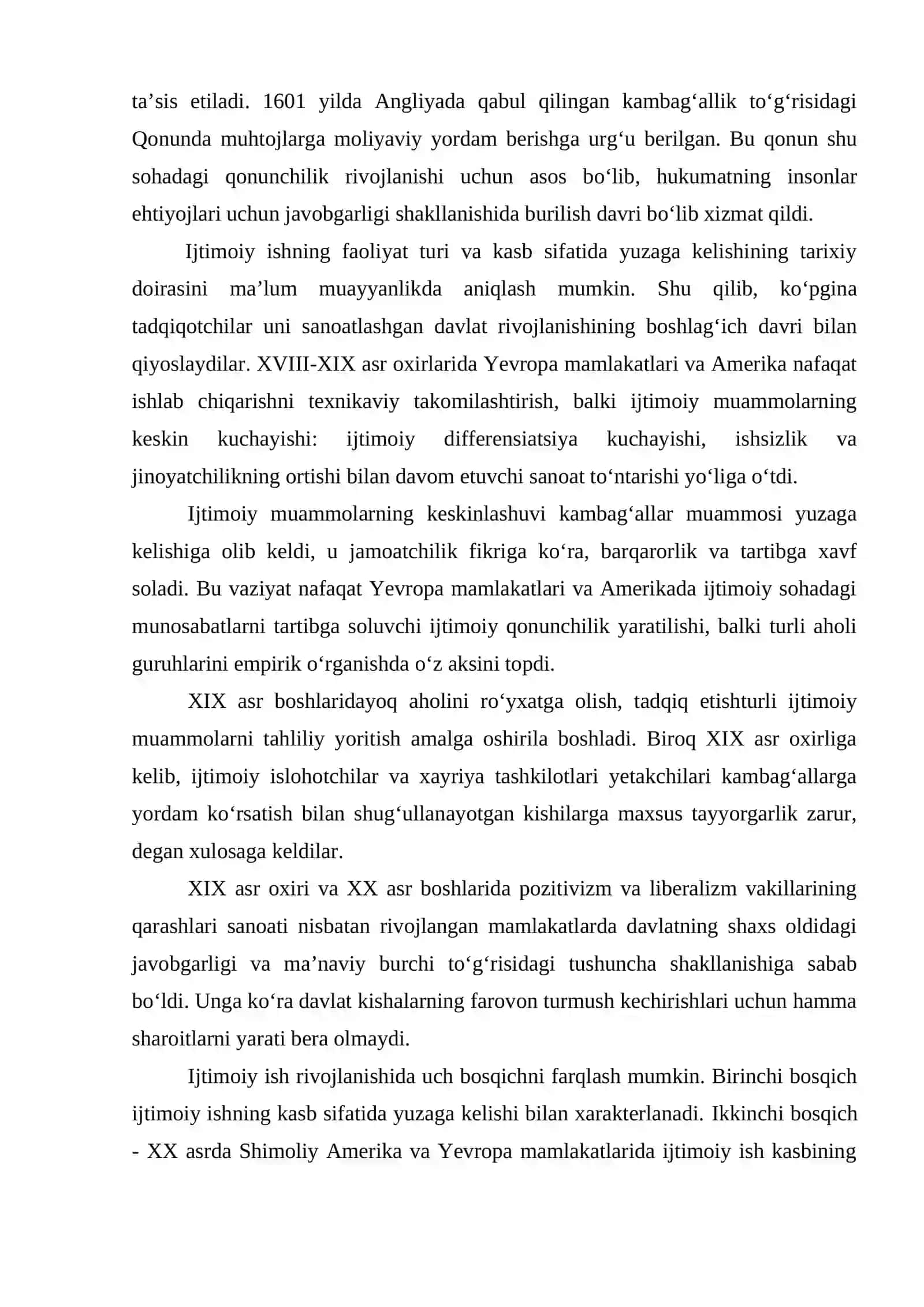 Ijtimoiy ishning xorijiy modellari. XX asr ijtimoiy ishini rivojlantirishning asosiy strategiyalari 4
