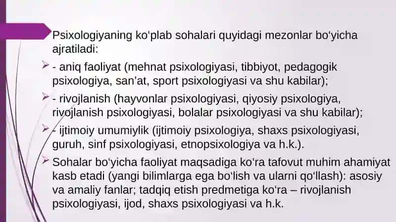 Psixika haqida tushuncha. Kuzatish, suhbat, inson faoliyati mahsulini tahlil qilish psixologiyaning 4