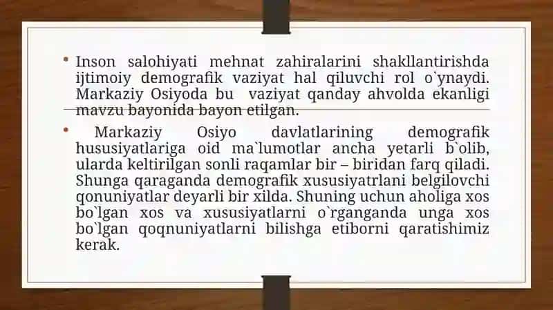 MARKAZIY OSIYO MAMLAKATLARI BO'YICHA YAIM, AHOLI VA SAVDO KO'RSATKICHLARINI GRAFIKDA TAQQOSLASH 4