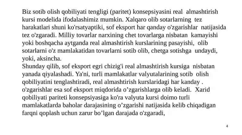 Makroiqtisodiy siyosatning nominal va real valyuta kurslariga ta’siri 4