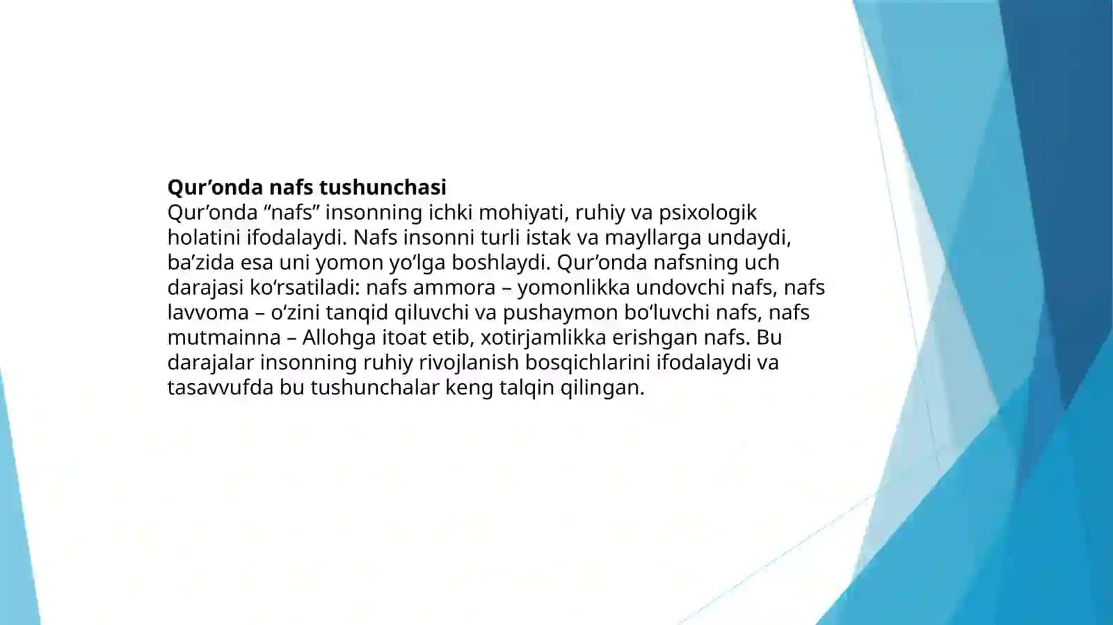 Tasavvufta'limotidaQur'ondaginafstarbiyasizuhdvazohidlikkaoidg'oyalarningrivojlanishi 4