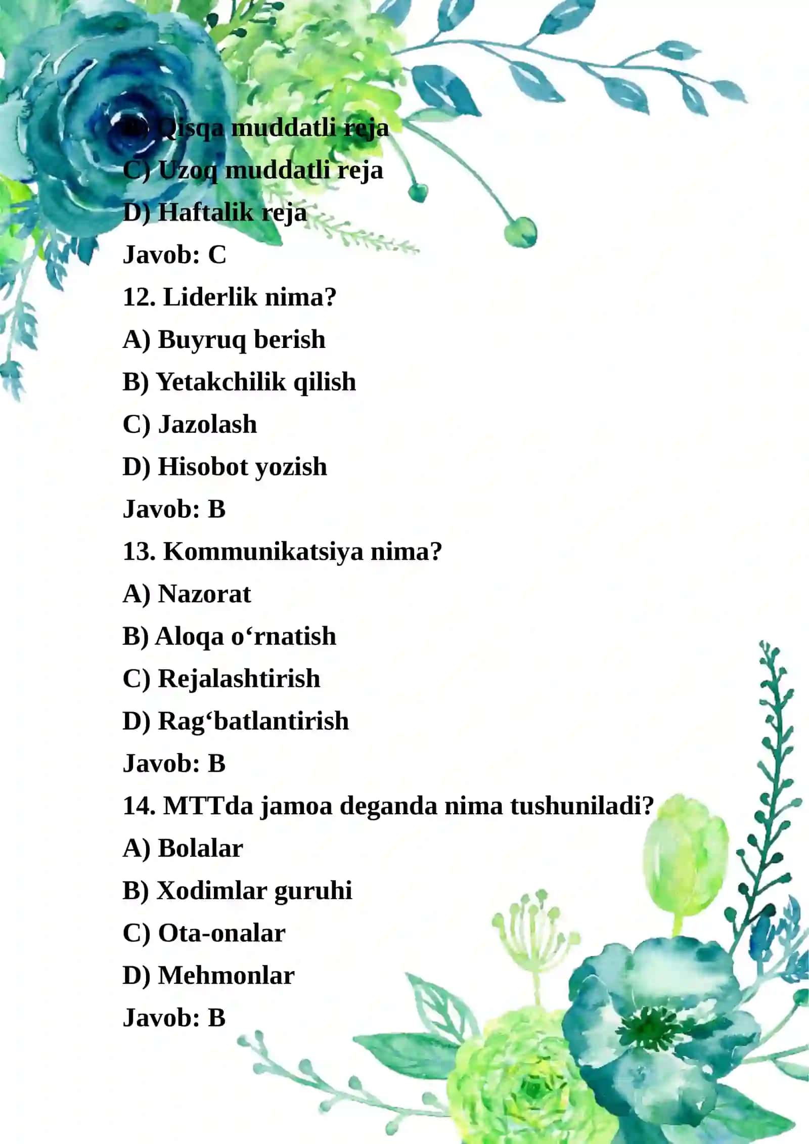 Maktabgacha ta'lim tashkilotlarida menjment 4