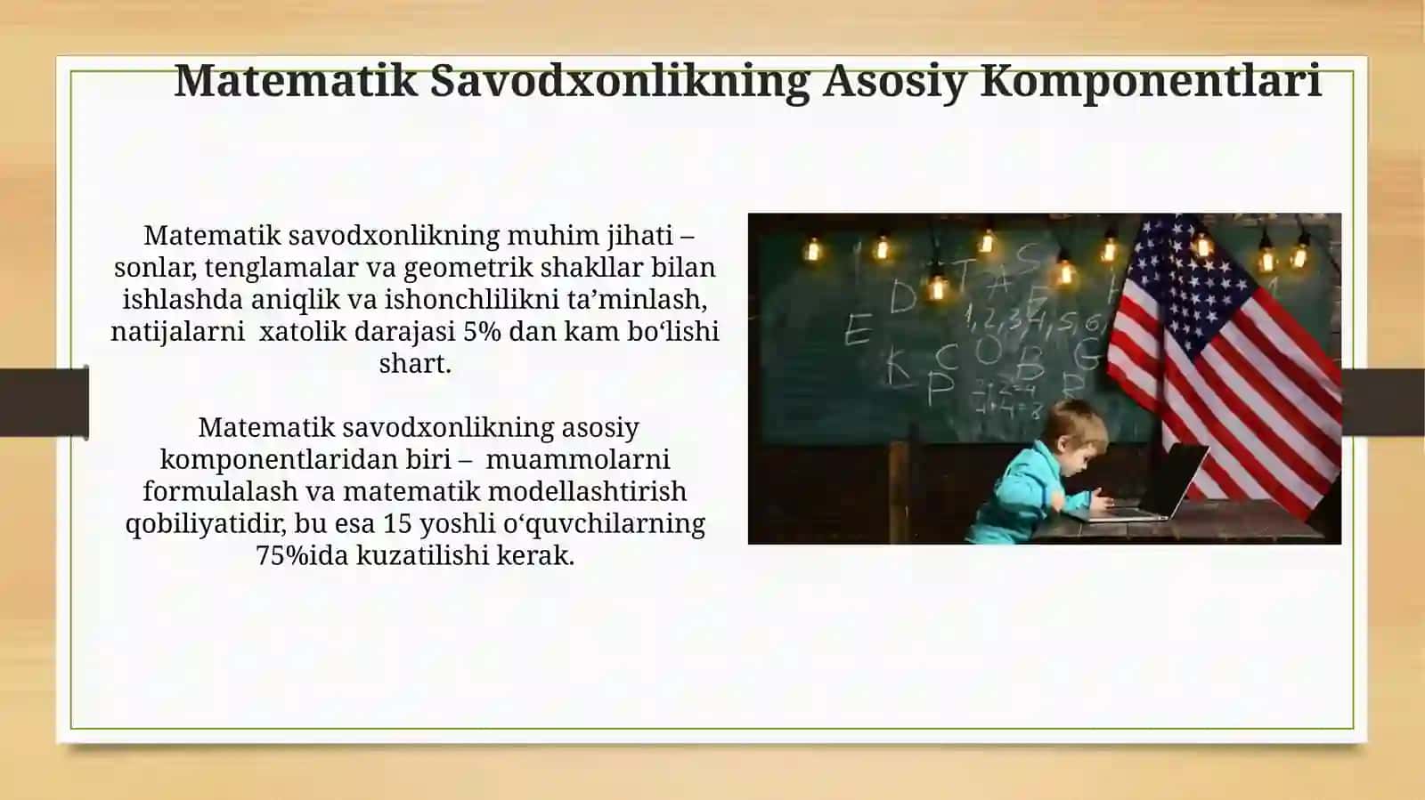 PISA Matematik Savodxonligi Dasturi 4
