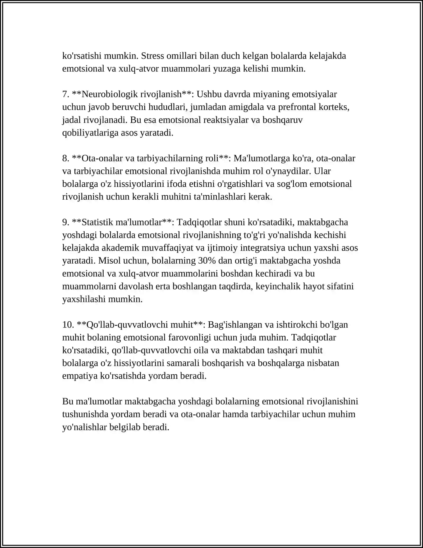 MAKTABGACHA YOSH DAVRDA PSIXIK RIVOJLANISH XUSUSIYATI 4