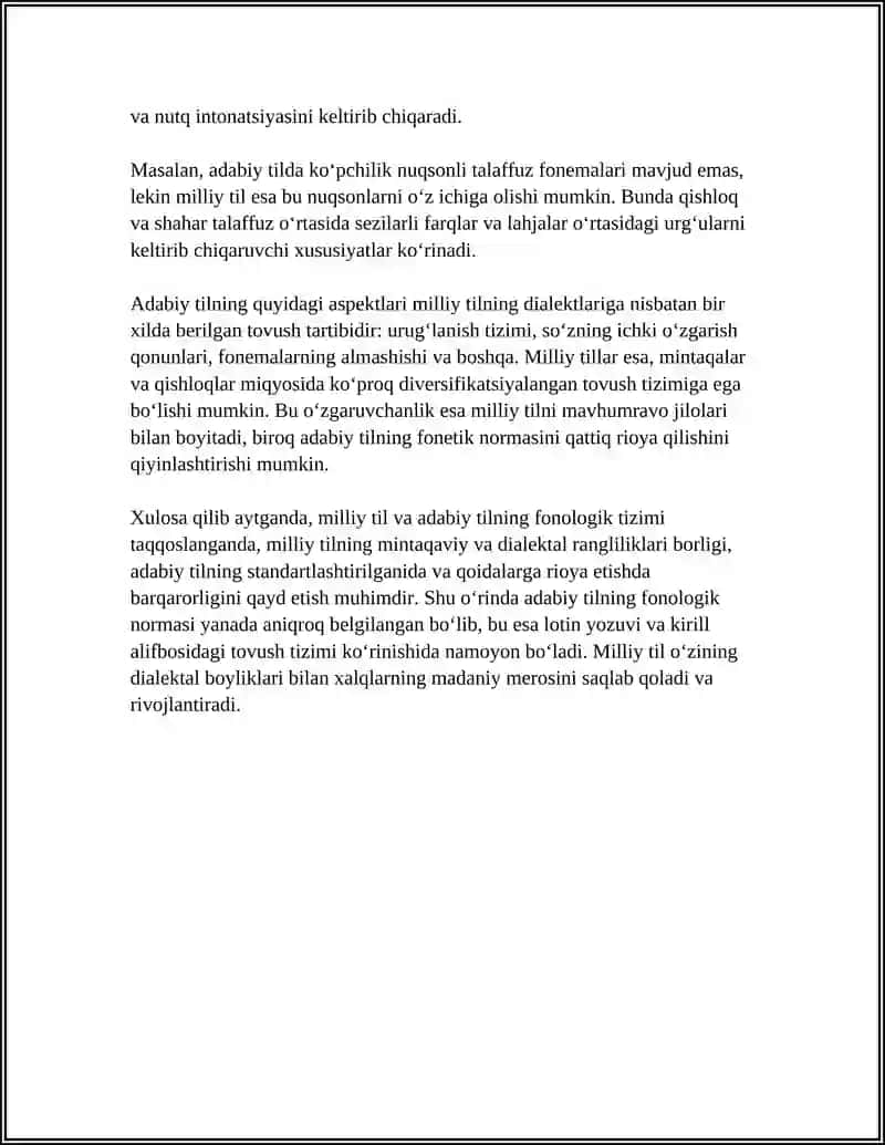 MILLIY TIL VA ADABIY TILI.FOLOGIK HODISALAR 4