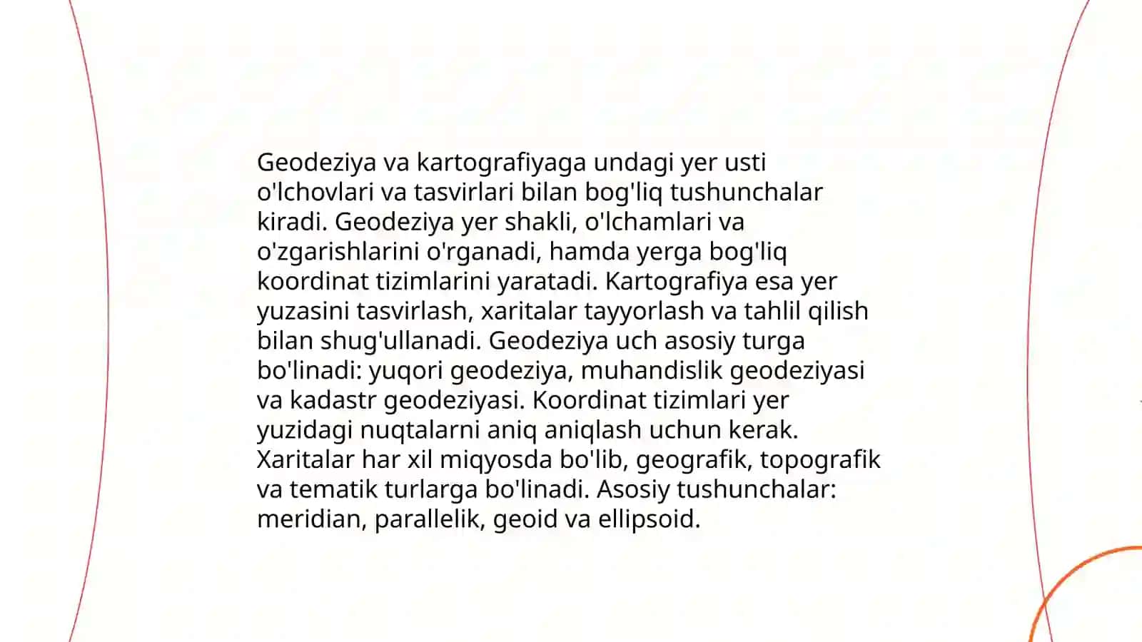 Mamlakatlar Geodeziyasining tarmoqi 4