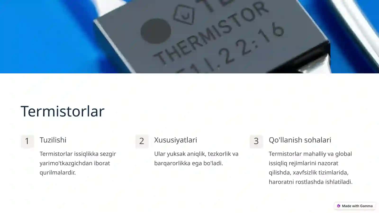 Datchiklar va ularning klasiffikatsiyasi 4