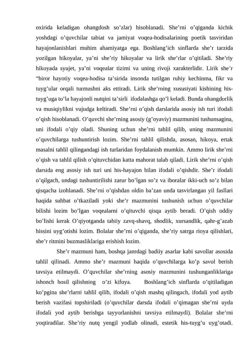 Masal va she’rni o’qish usuliyoti 4