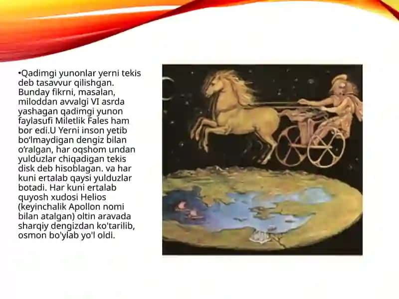 Yerning shakli va o'lchamlari slayd 4