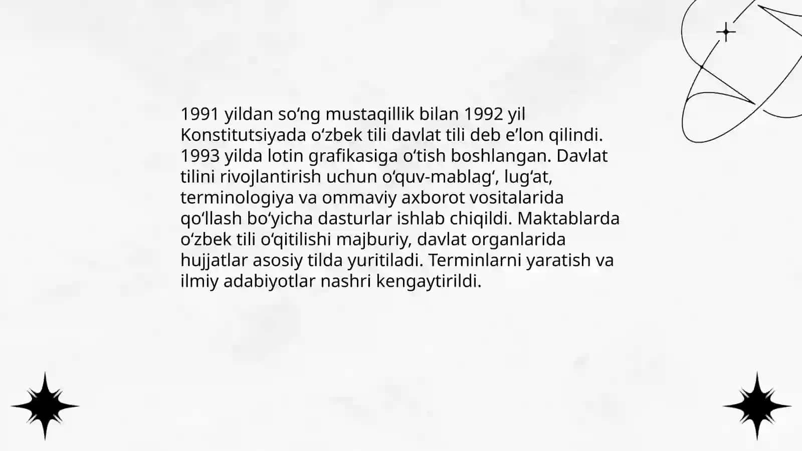 Mustaqillik yillarida o'zbekistondagi madaniy va manaviy taraqqiyot 4