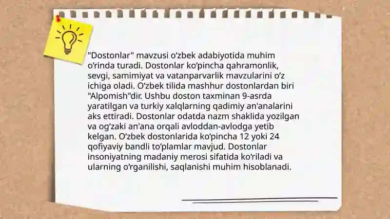 Xalq oĝzaki ijodi janrlar 4