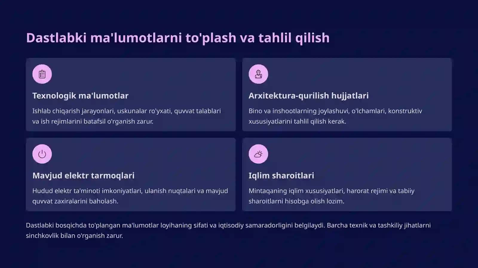 Qishloq xo'jaligi korxonalarida kompleks elektrlashtirishni loyihalash va uni tashkil qilish 4