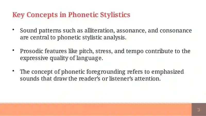 Phonetic Stylistics 4