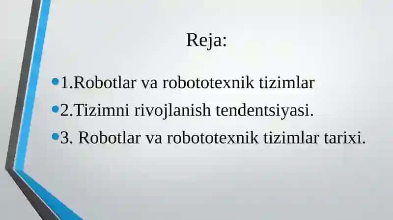 MEHANIK ISHLOV BERISH RABOTATEXNIK KOMPLEKSLARI 4