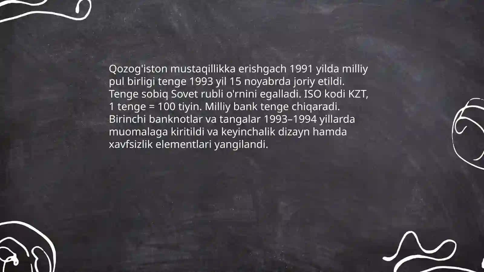 Qozog'iston pul birligi 4