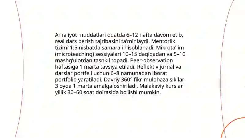 Hozirgi kunda o'qtuvchilar pedagogik qobilyatini shaklantirish imkoniyatlari 4