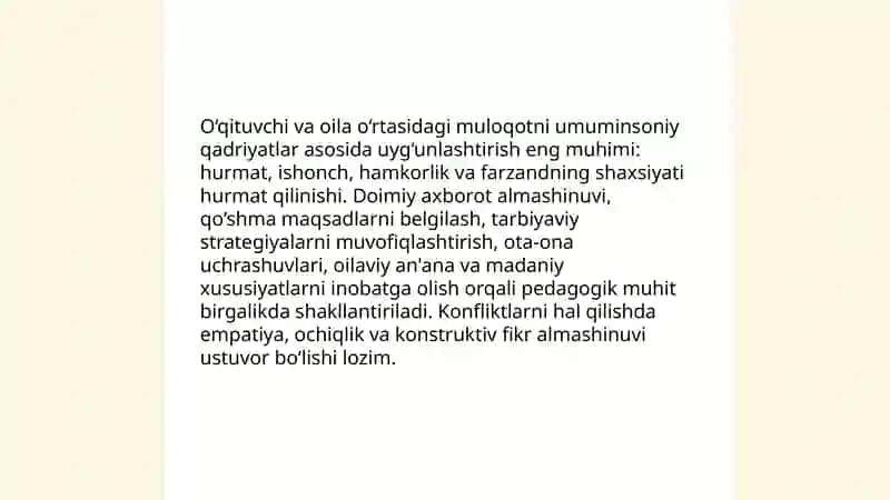 Pedagogik muloqotda umuminsoniy qadriyatlarni ustuvorligi 4