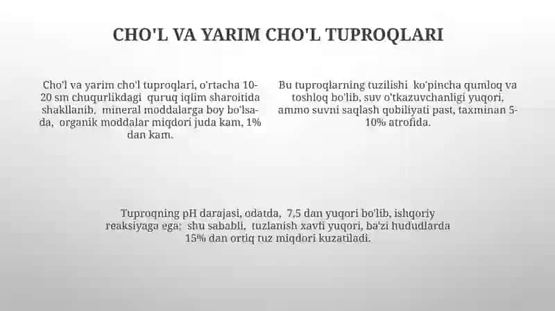 Tuproq Resurslarining Boshqarilishi va Muammolari 4