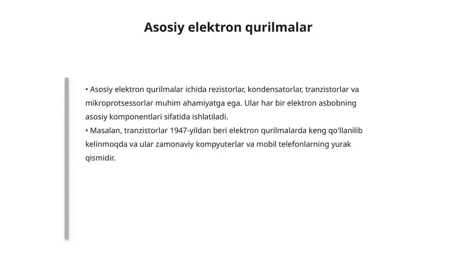 Elektron asboblarning koʻrinishi,belgilanishi va qoʻllanilishi 4