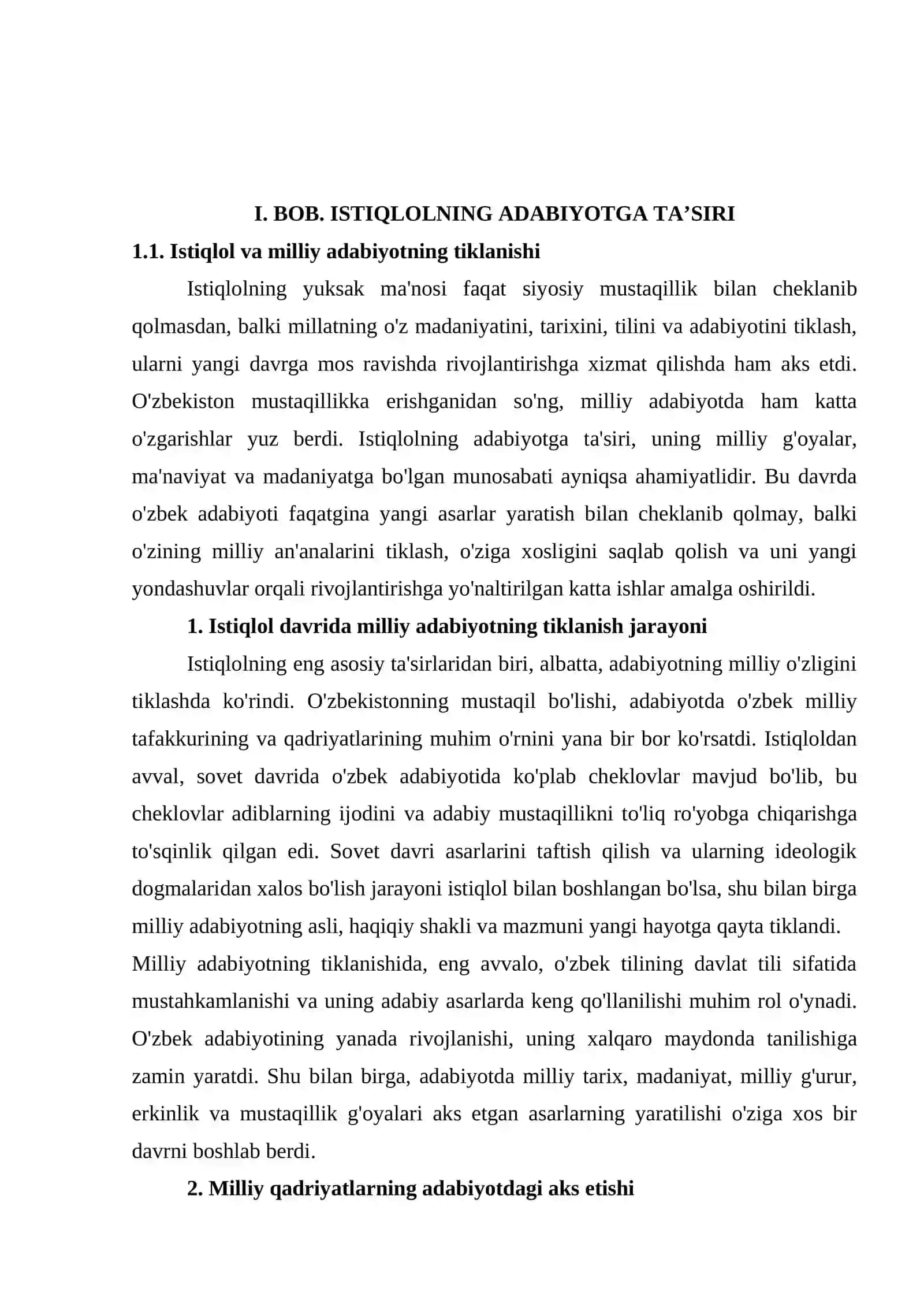 ISTIQLOL VA ADABIYOT 4