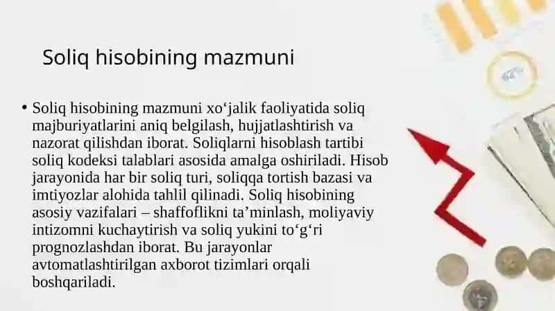 Soliqlar va yig‘imlar bo‘yicha hisob-kitoblarni hisobga olish 4