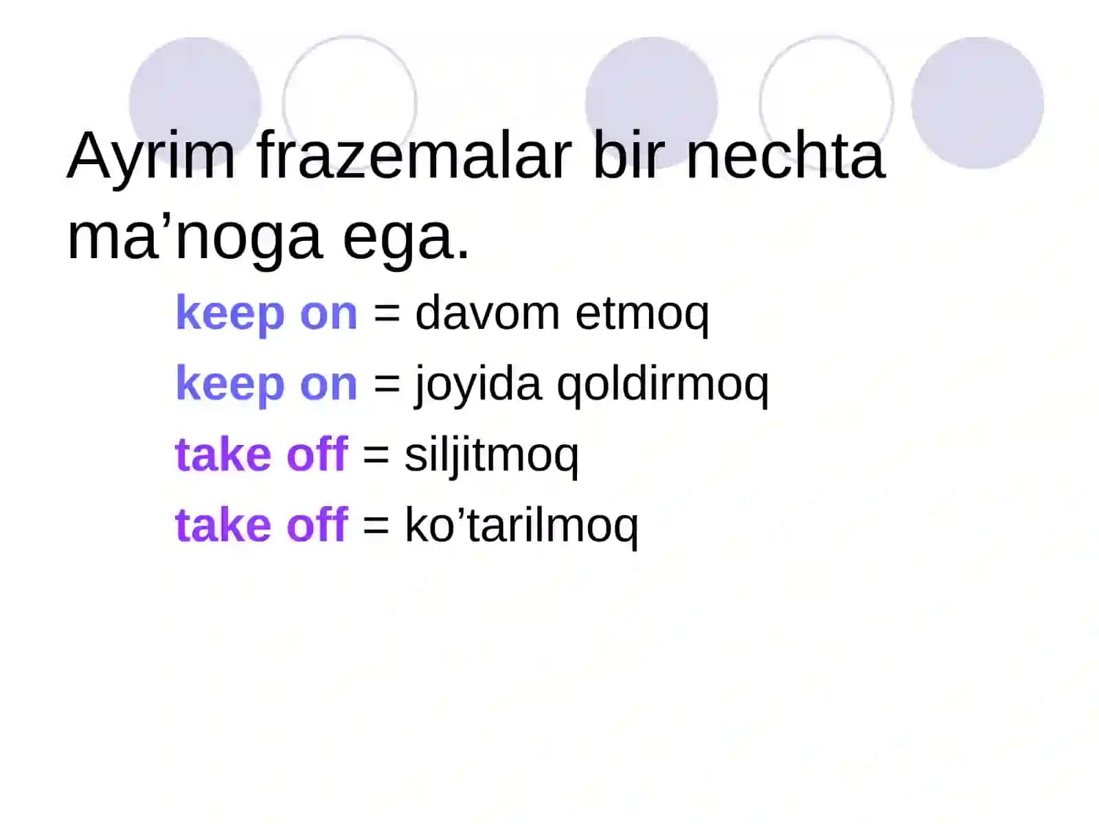 Phrasal Verbs 4