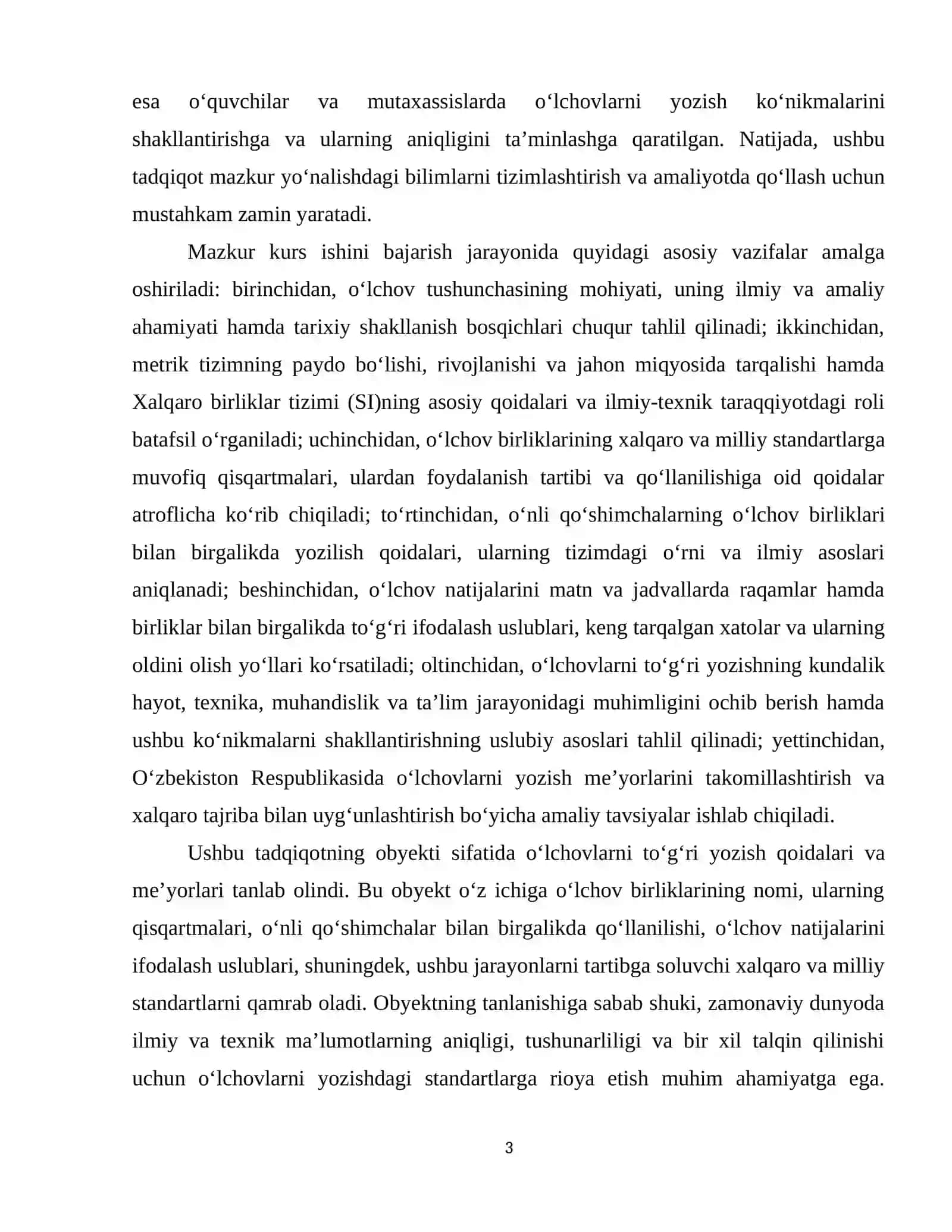 Oʻlchovlarni toʻgʻri yozish qoidalari. 4