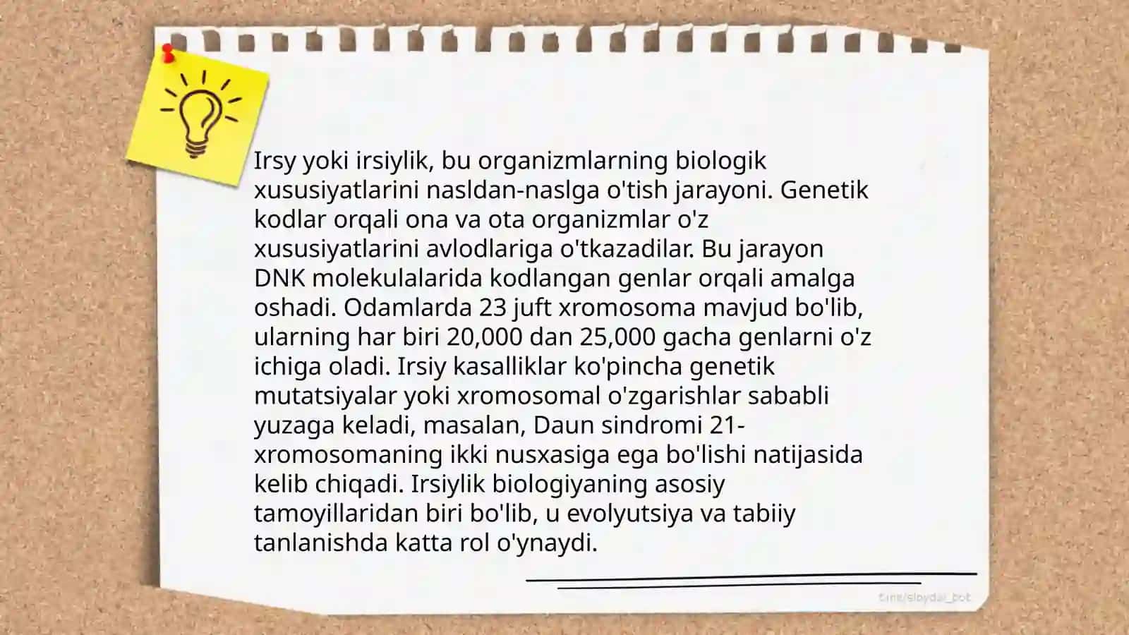 O'zgaruvchanlik va irsiyat 4