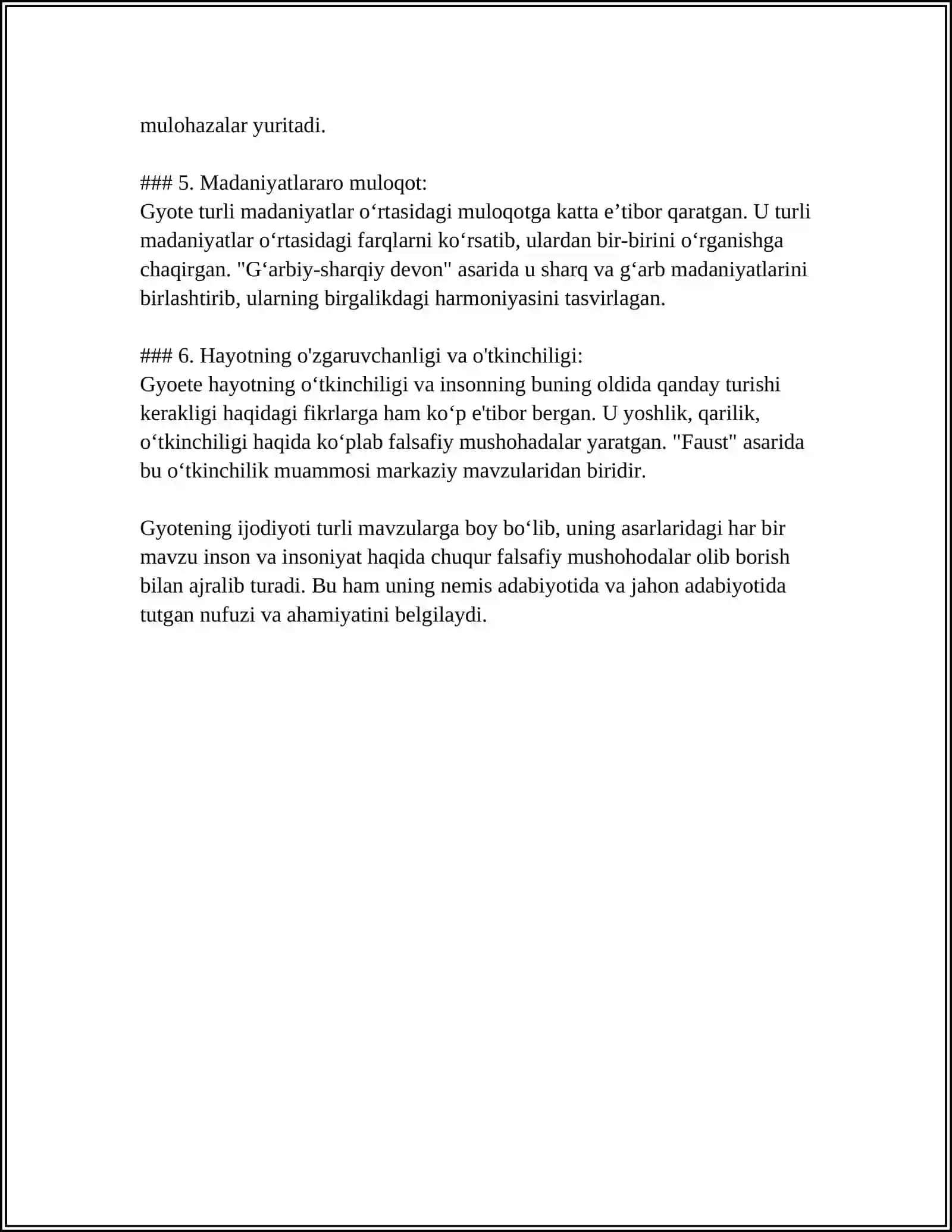 GYOTE IJODI VA UNING "YOSH VERTERNING IZTIROBLARI" ASARI TAHLILI 4
