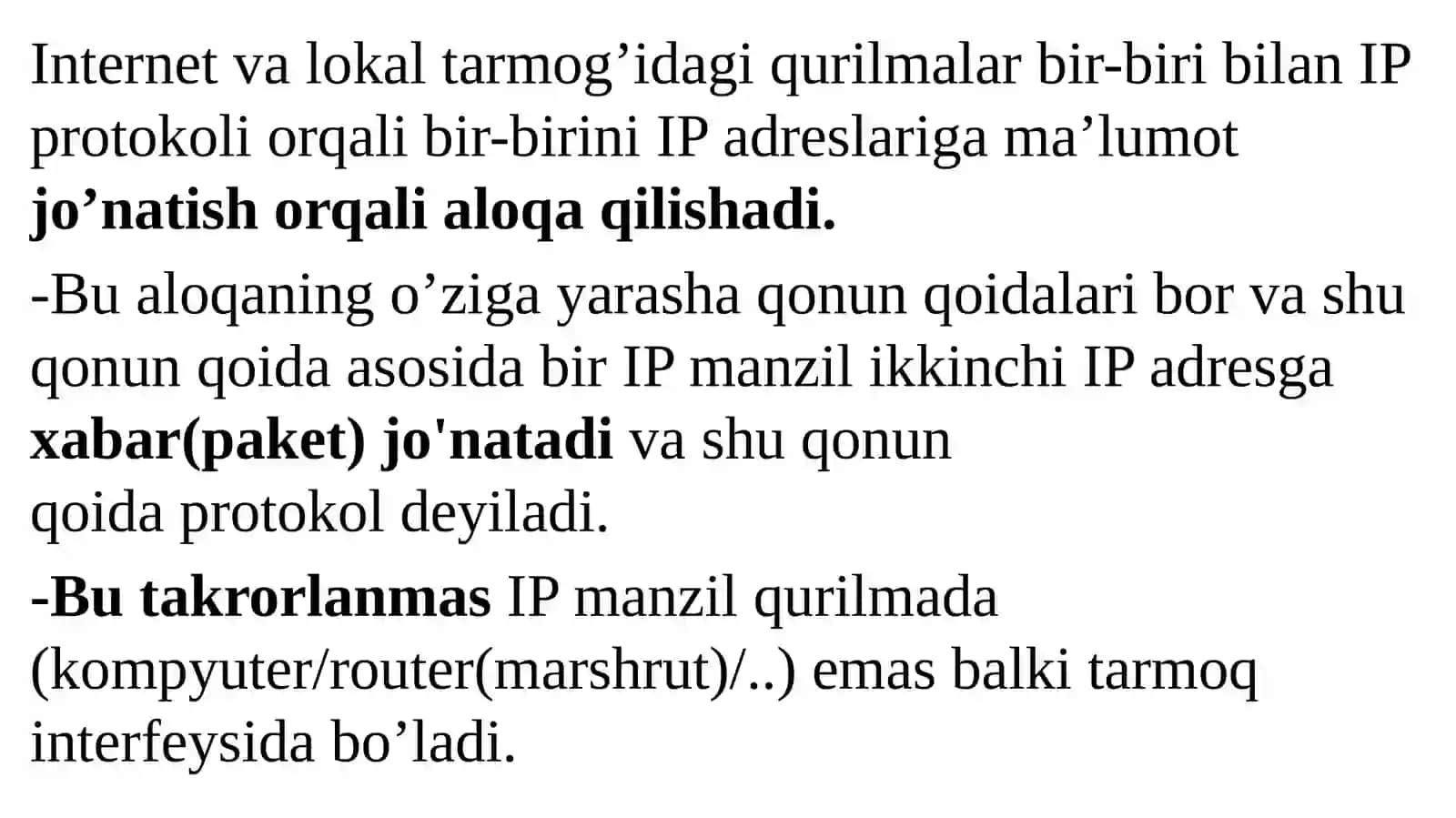 Zamonaviy kompyuter tarmoqlari. IPV6ga kirish 4